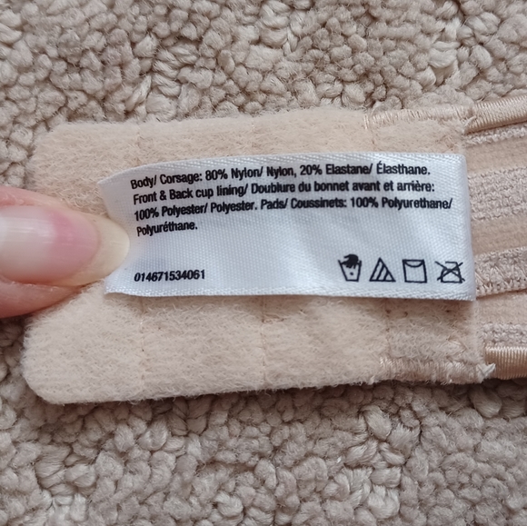 Maidenform Custom Lift Strapless Bra 09455 - Beige (38C) - Picture 5 of 6